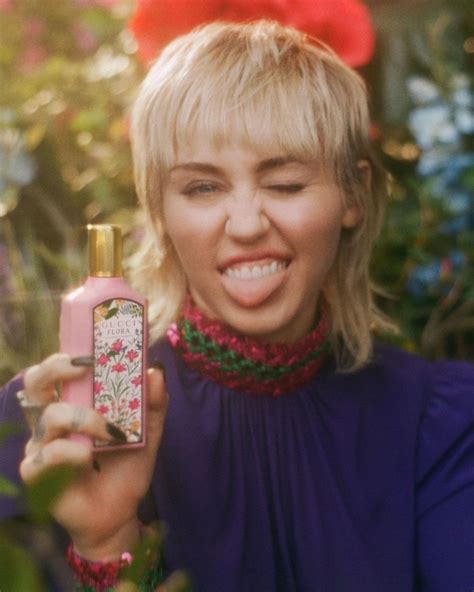 Miley Cyrus, the star of the dreamy Gucci Flora campaign by